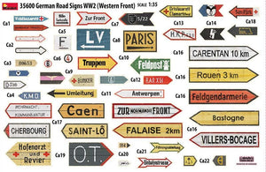 MiniArt 35600 PANNEAUX DE ROUTE ALLEMANDS SECONDE GUERRE MONDIALE (FRANCE 1944) 1/35 – image 3
