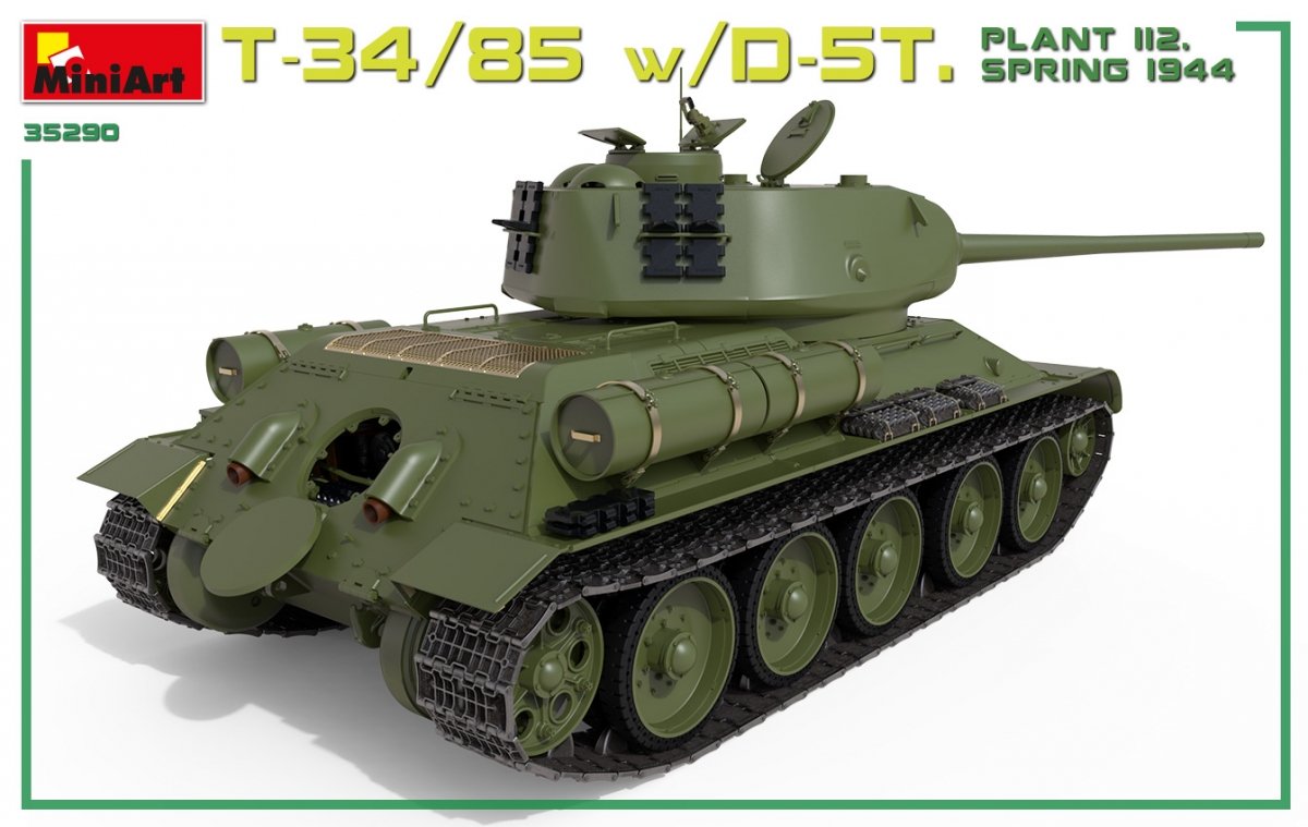 Miniart 35290 T-34/85 avec D-5T. Usine 112. Printemps 1944. Maquette intérieure 1/35 – immagine 6