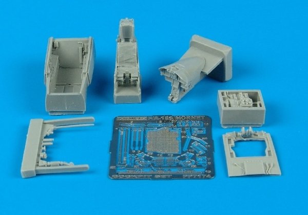 Ensemble cockpit Aires 7174 F/A-18A Hornet 1/72 HASEGAWA