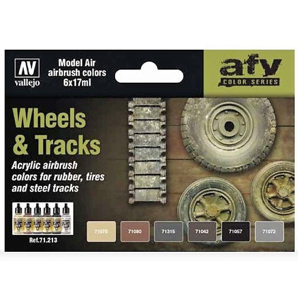 Vallejo 71213 Roues et Chenilles (6x17ml)
