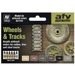 Vallejo 71213 Roues et Chenilles (6x17ml)