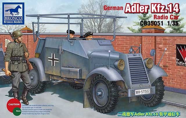 Bronco CB35051 Adler Kfz.14 Radio Blinded Car (1/35)