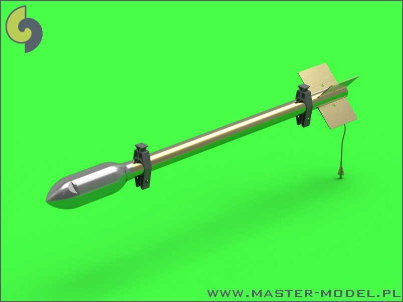 Master AM-24-011 Canon à roquettes britannique RP-3 de 3 pouces avec têtes SAP de 60 lb (8 pièces) (1/24)  – image 2