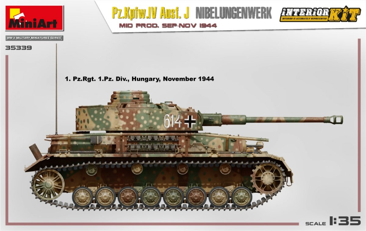 MiniArt 35339 Pz.Kpfw.IV Ausf. J Nibelungenwerk. MOYENNE PROD. SEP-NOV 1944 KIT INTÉRIEUR 1/35 – image 8