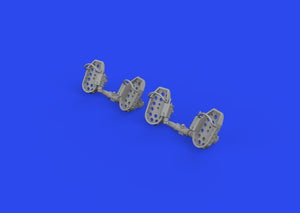 Eduard 648874 Bf 109E palonniers (édition tardive) - Échelle 1/48 – immagine 4