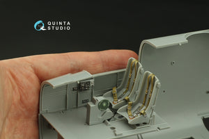 Quinta Studio QD32203 B-25J Mitchell Nez en verre, intérieur imprimé en 3D et coloré sur papier décalcomanie (HK models) 1/32 – image 6