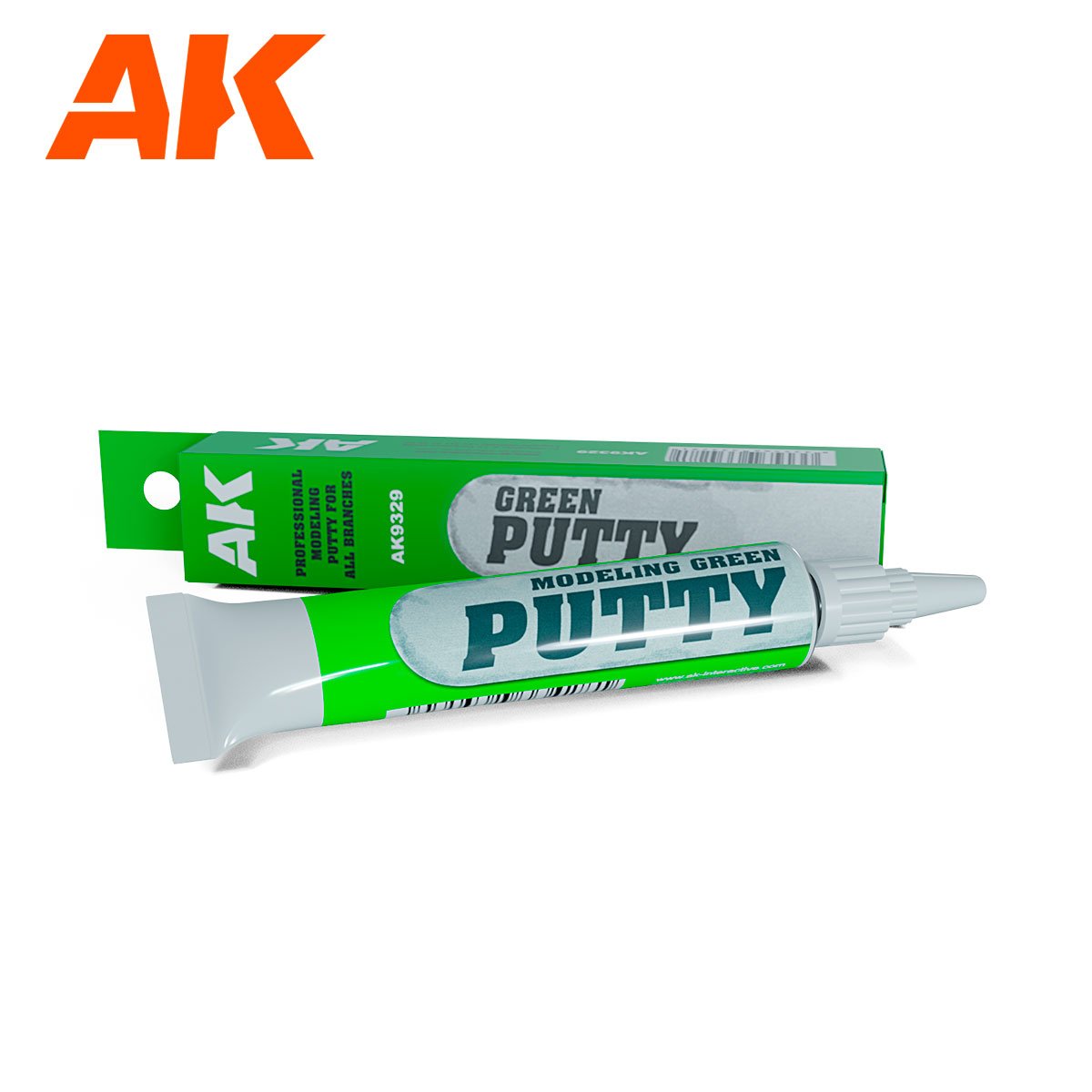 Pâte à modeler verte AK Interactive AK9329 20 ml