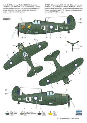 Special Hobby 72426 CAC CA-19 Boomerang « Jungle Scouts » 1/72 – immagine 7