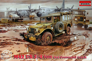 Camion de commandement Roden 809 M42 US 3/4 tonne 4x4 (1/35)