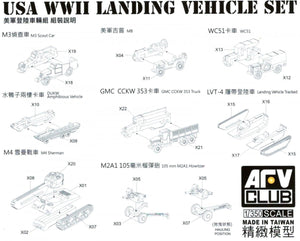 AFV Club SE73516 USA Ensemble de véhicules d&amp;#39;atterrissage 1/350 – image 2