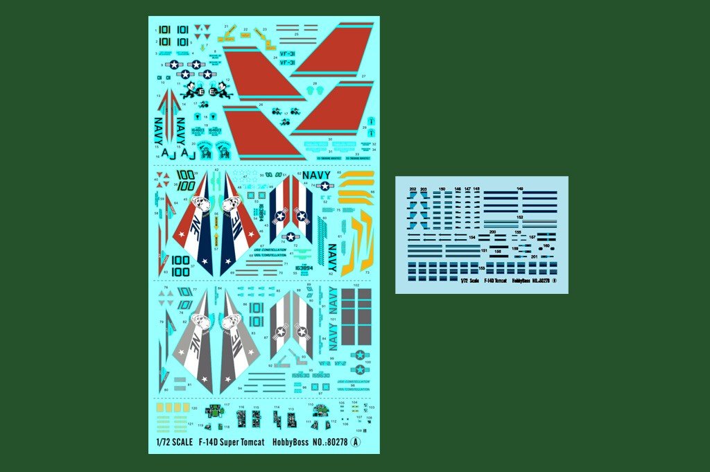 Hobby Boss 80278 F-14d Super Tomcat 1/72 – immagine 4
