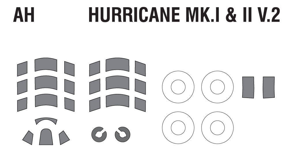 Arma Hobby 70054 Hurricane MkII A/B/C/ &amp;quot;Dieppe&amp;quot; Delux Set 1/72 – image 6