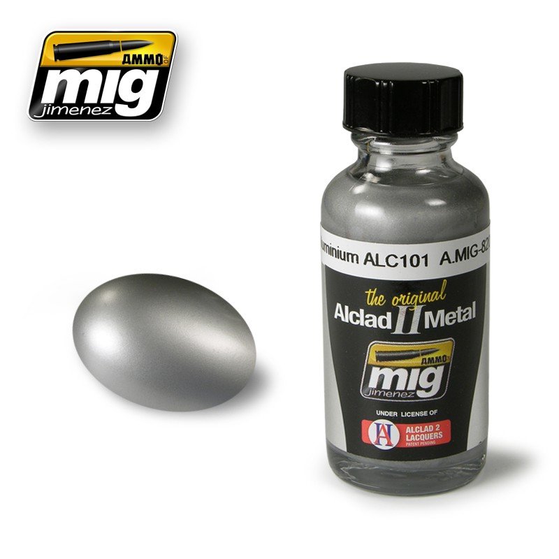 Munitions de Mig Jimenez 8201 ALUMINIUM ALC101 30ml