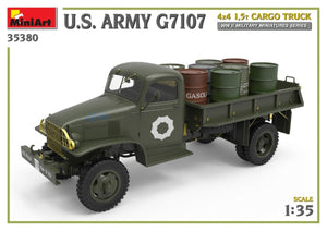 MiniArt 35380 Camion cargo 4x4 1,5 t de l&amp;#39;armée américaine G7107, échelle 1/35 – image 5