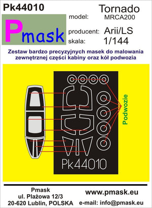 Masque P PK44010 Tornado MRCA200 (Arii/Ls) (1/144)