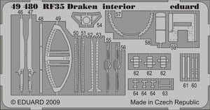 Intérieur du RF-35 Draken SA Eduard 49480 SA 1/48 Hasegawa