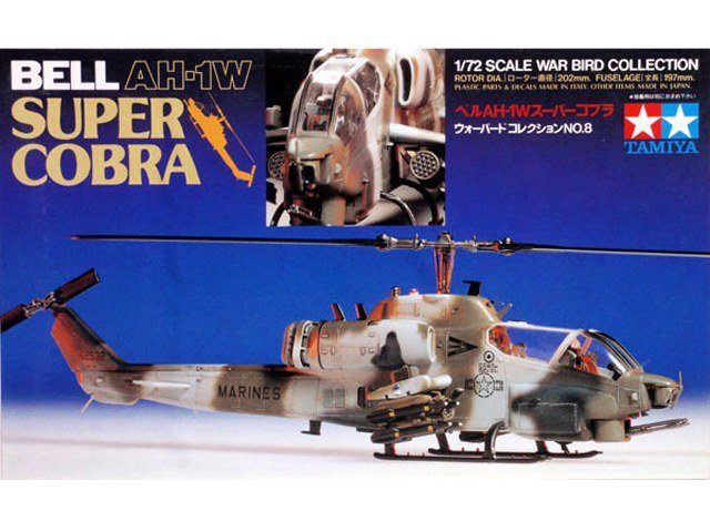 Tamiya 60708 Bell AH-1W Super Cobra 1/72