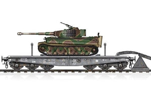 Hobby Boss 82934 Schwere Plattformwagen Type SSyms 80 &amp;amp; Pz.Kpfw.VI Ausf.E Tiger I (production moyenne) 1/72