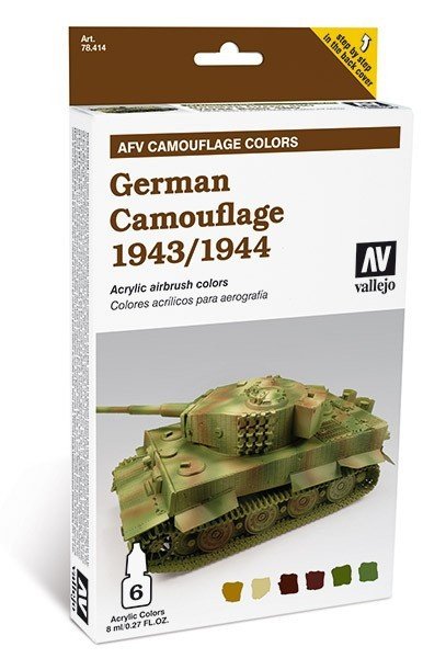 Vallejo 78414 Camouflage allemand 1943-1944 6x18ml.