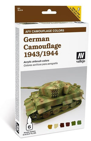Vallejo 78414 Camouflage allemand 1943-1944 6x18ml.