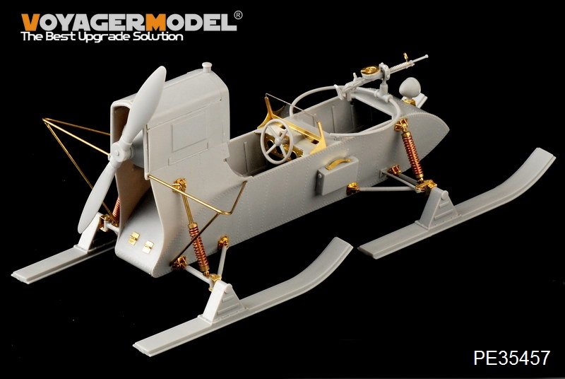 Maquette Voyager PE35457 Aerosan soviétique RF-8/GAZ-98 de la Seconde Guerre mondiale pour TRUMPERTER 02322 1/35 – image 2