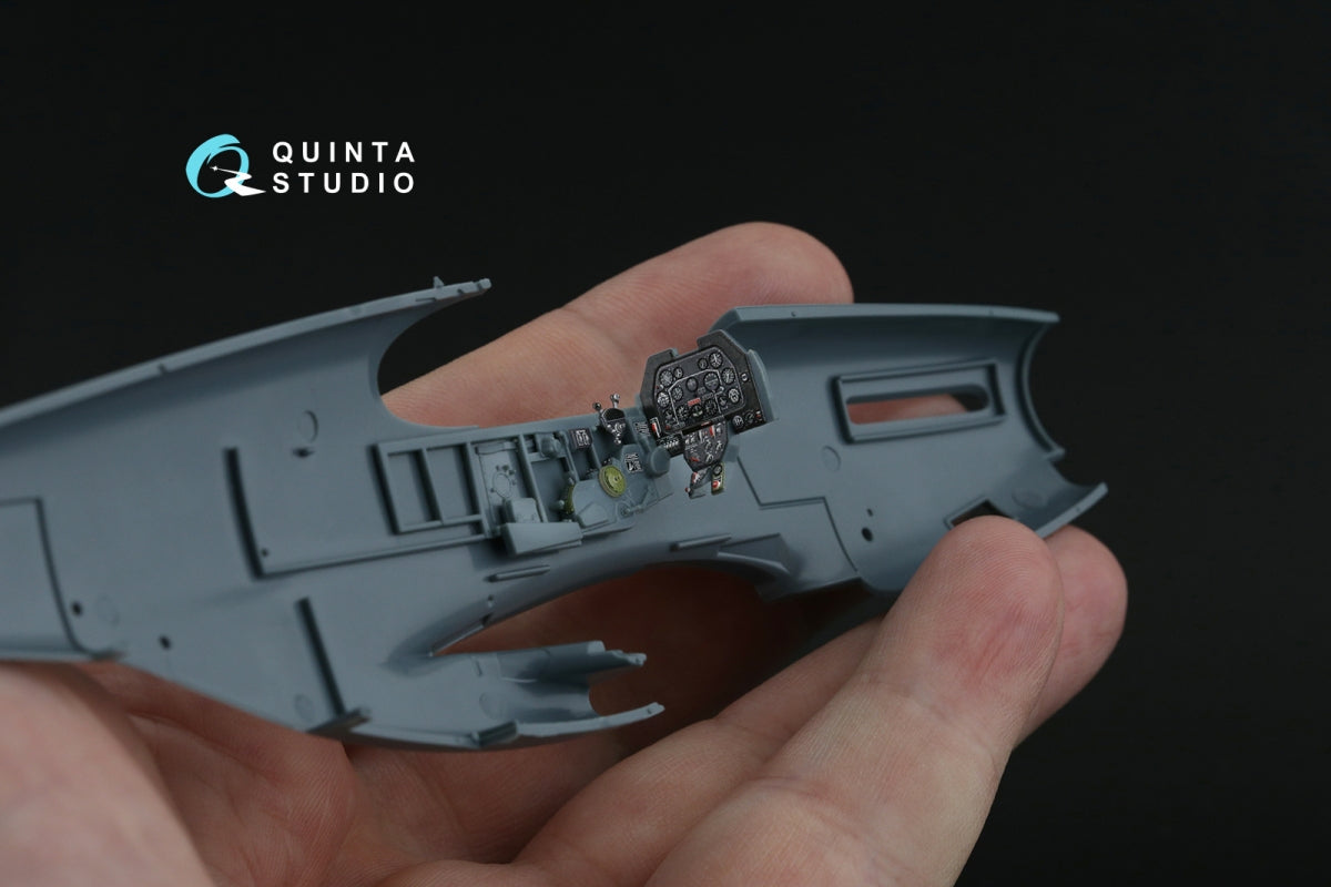 Quinta Studio QD48500 P-51B late/P-51C Late 3D-Printed coloured Interior on decal paper (Eduard) 1/48 – zdjęcie 8