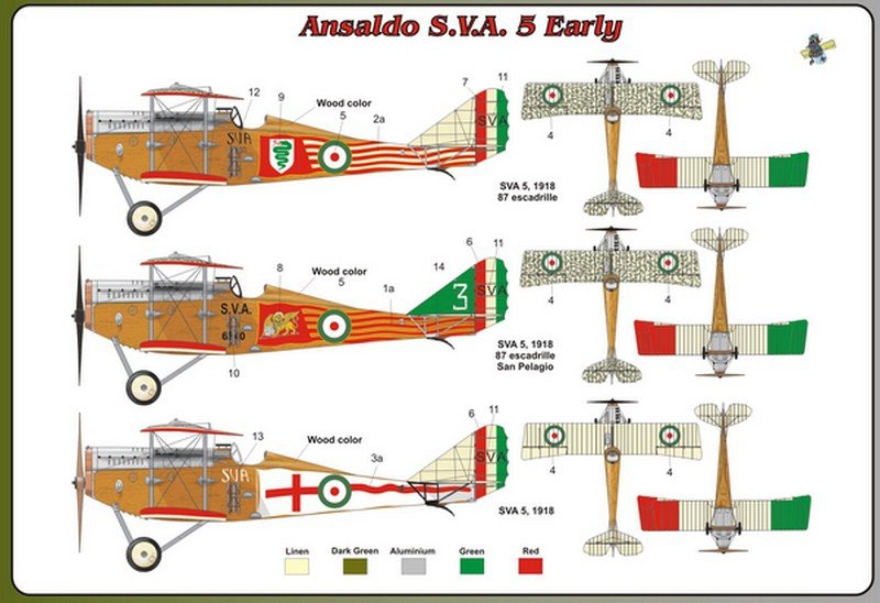 Fly 48006 Ansaldo SVA 5 Early (1/48) – image 2