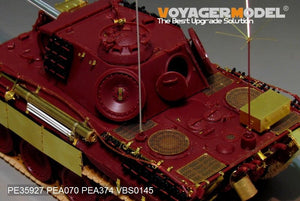 Maquette Voyager PE35927 Panther A allemand de la Seconde Guerre mondiale, version tardive, pour MENG TS-035, échelle 1/35  – image 13