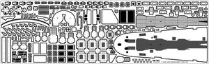 Pontos 35026FN USS BB-63 Missouri 1945 Kit de détails (Pont en bois teinté teck) (1/350) – immagine 21
