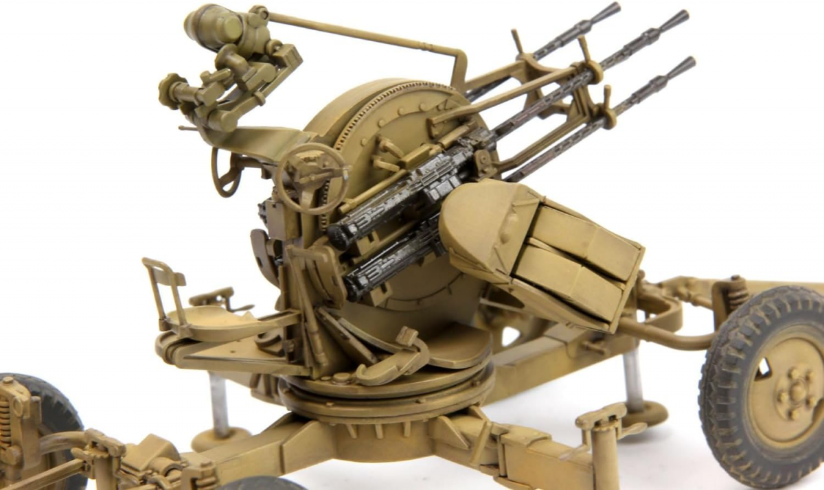 Ensemble de canons antiaériens légers russes Meng Model SPS-026 ZU-23-2, ZPU-1, ZPU-2, ZPU-4 4 en 1 1/35 – Bild 4