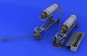 Lance-roquettes Eduard 648046 B-8M1 et chariot de chargement 1/48