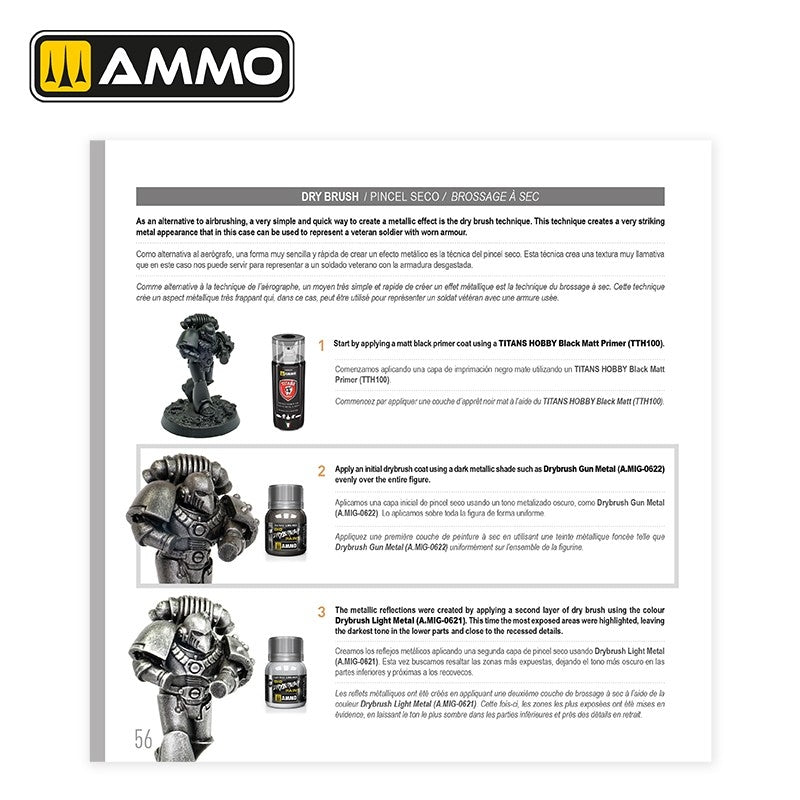 AMMO par Mig Jimenez 5231 LE GUIDE TECHNIQUE DE VIEILLISSEMENT 01 - Métallisé (Anglais, Espagnol, Français) – Bild 6