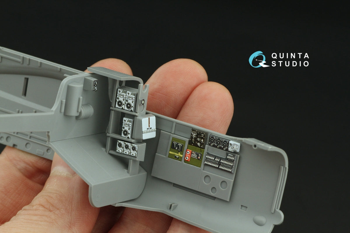 Intérieur imprimé en 3D et coloré sur papier décalcomanie Quinta Studio QD48501 A-26C Invader (ICM) 1/48 – image 13