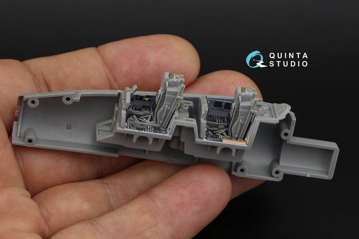 Intérieur imprimé en 3D et coloré pour F-15E de Quinta Studio QD72034 (GWH) à l&amp;#39;échelle 1/72 – image 5