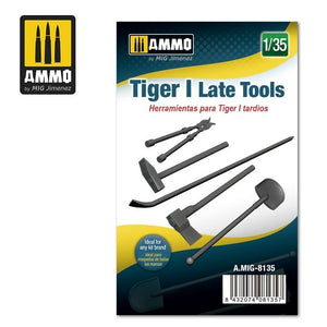 Munitions du Mig 8135 Late Tiger I Tools 1/35