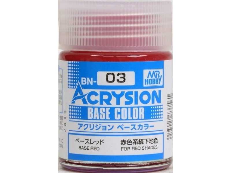 Gunze Sangyo BN03 Acrysion Base Color - Rouge 18ml