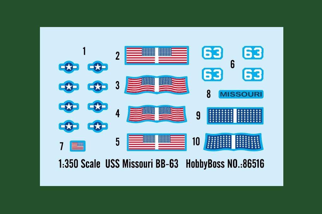 Hobby Boss 86516 USS Missouri BB-63 1/350 – image 3