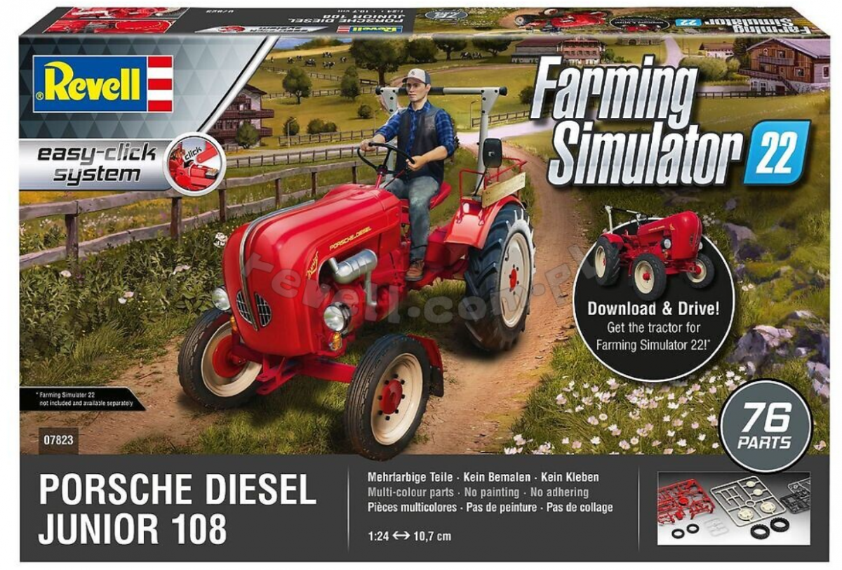 Revell 07823 Porsche Junior 108 Édition Farming Simulator 1/24