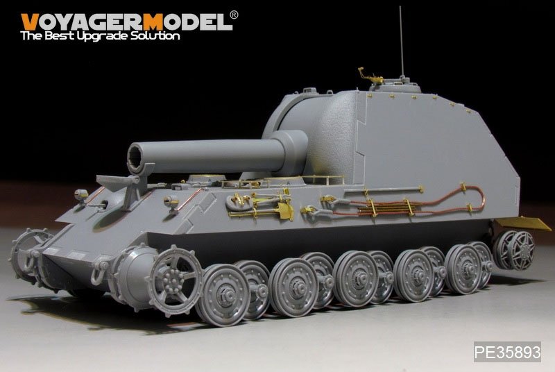 Mortier automoteur lourd allemand BAR 305 mm de la Seconde Guerre mondiale, modèle Voyager PE35893, pour maquettes AMUSING au 1/35 – imagen 3