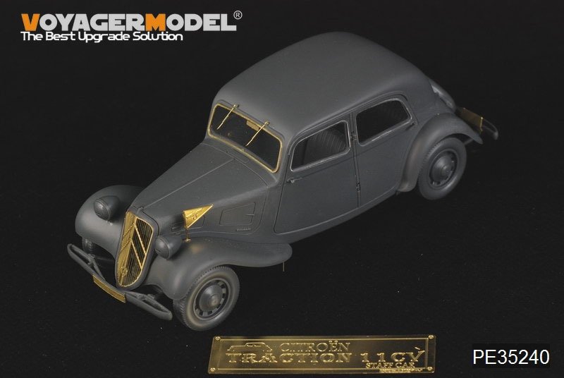 Voiture d&amp;#39;état-major Citroën Traction 11CV de la Seconde Guerre mondiale, modèle Voyager PE35240, pour Tamiya 35301, échelle 1/35 – Bild 2