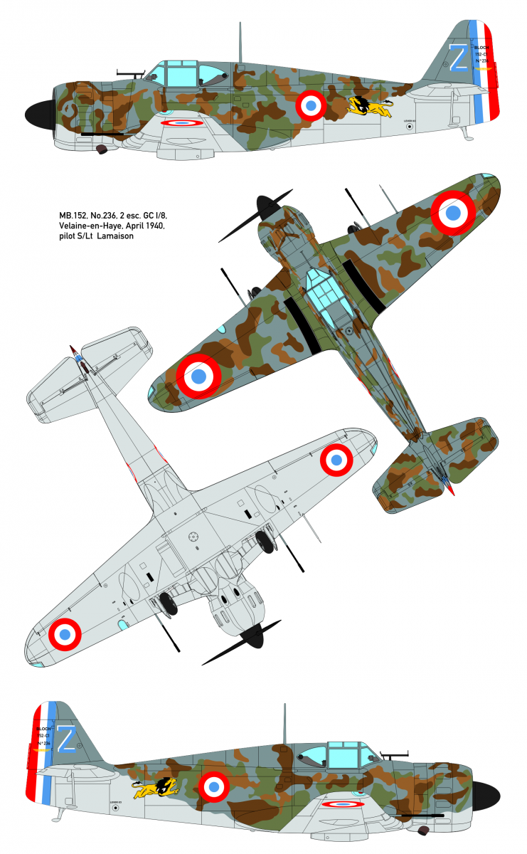 Dora Wings 48019 Bloch MB.152 1/48 – Bild 7