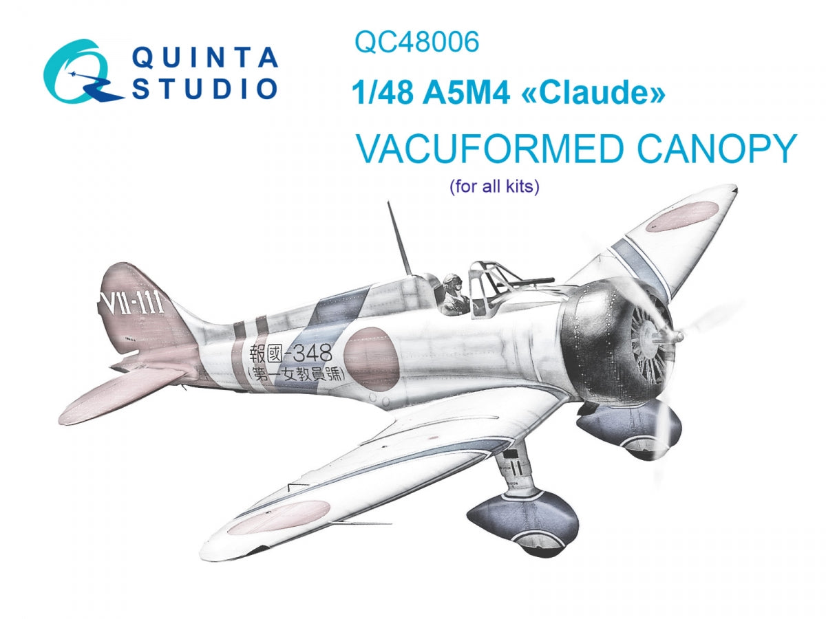 Quinta Studio QC48006 A5M4 verrière transparente sous vide (Tous les kits) 1/48