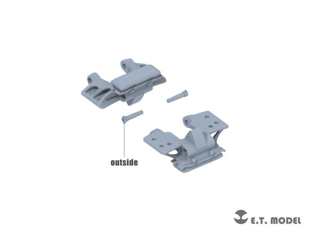ET Model P35-060 Pignons et chenilles de Sd.Kfz.7(8t) allemand de la Seconde Guerre mondiale (impression 3D) 1/35 – immagine 3