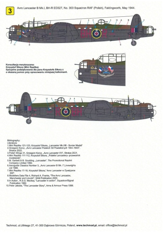 Techmod 48824 Avro Lancaster B Mk I 1/48 – immagine 5