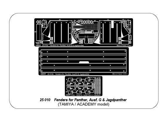 Aber 25010 Ailes pour Panther G/Jagdpanther (1/25) – Bild 17
