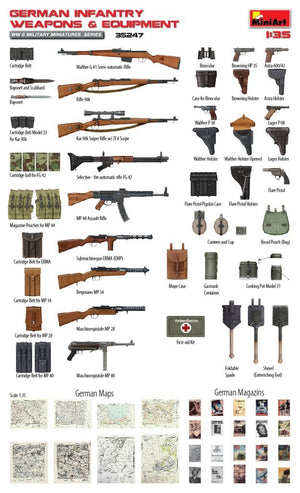 MiniArt 35247 ARMES ET ÉQUIPEMENTS D&amp;#39;INFANTERIE ALLEMANDE (1/35) – image 2