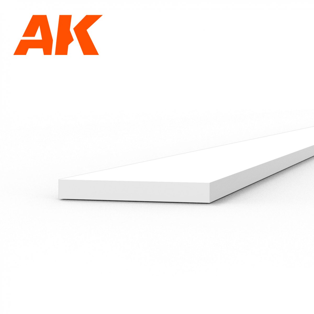 AK Interactive AK6511 BANDES 0,50 X 4,00 X 350MM – BANDE DE STYRÈNE – (10 UNITÉS) – image 2