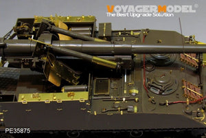 Maquette Voyager PE35875 Canon automoteur américain M40 de base de la Seconde Guerre mondiale (base d&amp;#39;antenne incluse) pour Tamiya 1/35 – imagen 6