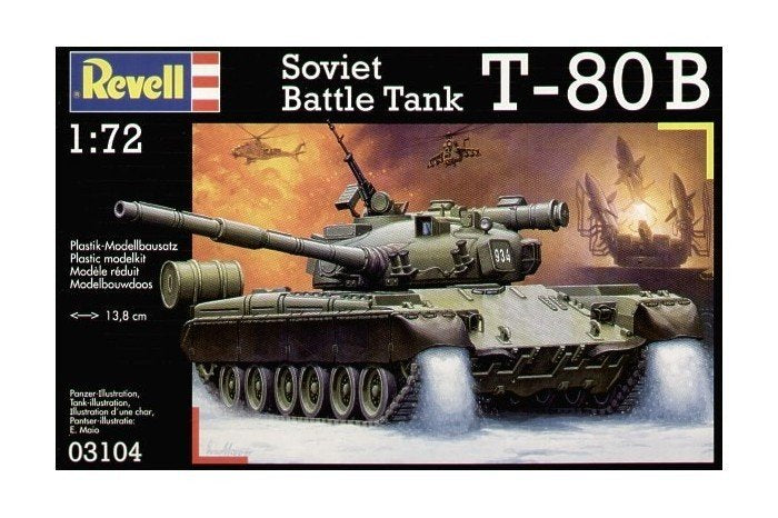 Revell 03104 Char de combat russe T-80 (1/72)