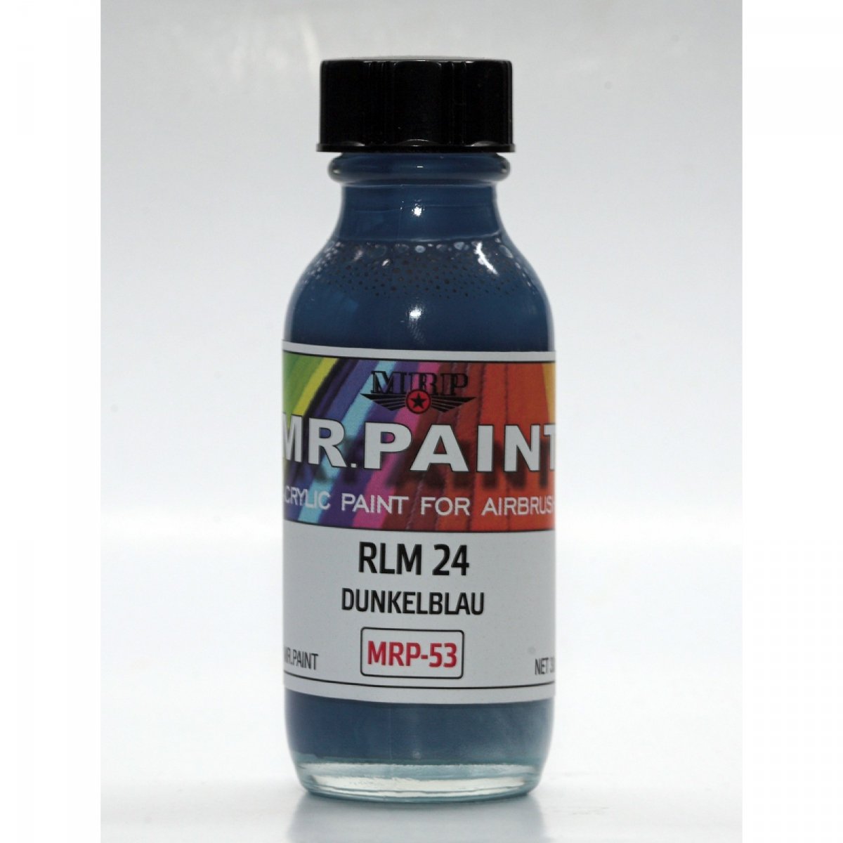 Peinture MR. Paint MRP-053 RLM 24 Dunkelblau (Bleu foncé allemand de la Seconde Guerre mondiale) 30 ml  – image 2
